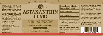 Solgar Astaxanthin 10 mg - supplement