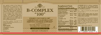 Solgar B-Complex?100? - supplement