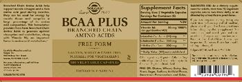 Solgar BCAA Plus Branched Chain Amino Acids - supplement