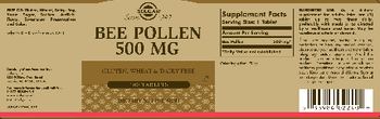 Solgar Bee Pollen 500 mg - supplement