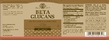 Solgar Beta Glucans - supplement