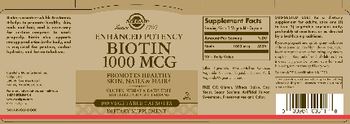 Solgar Biotin 1000 mcg - supplement
