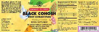 Solgar Black Cohosh Root Extract Plus - herbal supplement