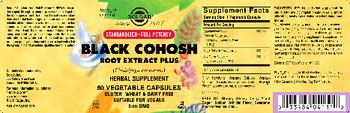 Solgar Black Cohosh Root Extract Plus - herbal supplement