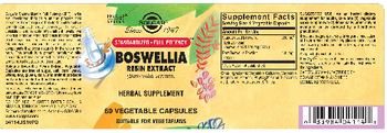 Solgar Boswellia Resin Extract - herbal supplement