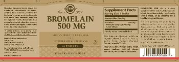 Solgar Bromelain 500 mg - supplement