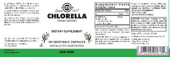 Solgar Chlorella - supplement