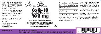 Solgar CoQ-10 100 mg - supplement