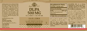 Solgar DLPA 500 mg - supplement