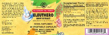 Solgar Eleuthero Root Extract - herbal supplement