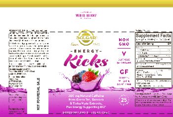 Solgar Energy Kicks Natural Mixed Berry Flavor - supplement