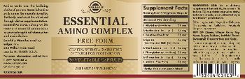 Solgar Essential Amino Complex - supplement