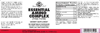 Solgar Essential Amino Complex - supplement