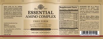 Solgar Essential Amino Complex - supplement