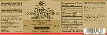 Solgar Ester-C Plus 1000 mg Vitamin C - 