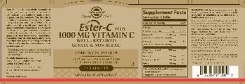 Solgar Ester-C Plus 1000 mg Vitamin C - supplement