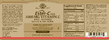 Solgar Ester-C Plus 1000 mg Vitamin C - supplement