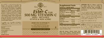 Solgar Ester-C Plus 500 mg Vitamin C - supplement
