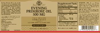 Solgar Evening Primrose Oil 500 mg - supplement