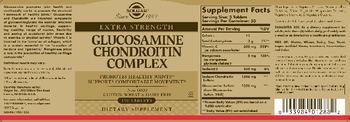 Solgar Extra Strength Glucosamine Chondroitin Complex - supplement