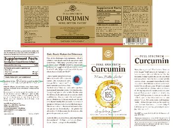 Solgar Full Spectrum Curcumin - supplement