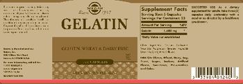 Solgar Gelatin - supplement