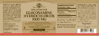 Solgar Glucosamine Hydrochloride 1000 MG - supplement
