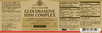 Solgar Glucosamine MSM Complex - supplement