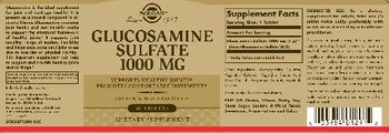 Solgar Glucosamine Sulfate 1000 MG - supplement