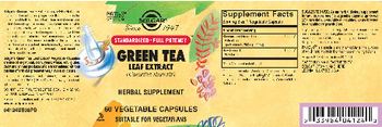 Solgar Green Tea Leaf Extract - herbal supplement