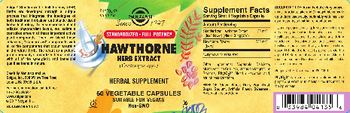 Solgar Hawthorn Herb Extract - herbal supplement