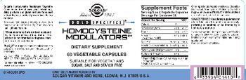 Solgar Homocysteine Modulators - supplement
