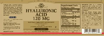 Solgar Hyaluronic Acid 120 mg - supplement