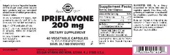 Solgar Ipriflavone 200 mg - supplement