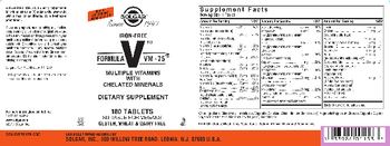 Solgar Iron-Free Formula VM-75 - supplement