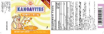 Solgar Kangavites Vitamin C 100 mg Natural Orange Burst Flavor - supplement