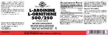 Solgar L-Arginine L-Ornithine 500/250 - supplement