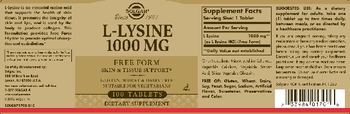 Solgar L-Lysine 1000 mg - supplement