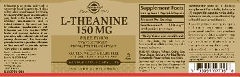 Solgar L-Theanine 150 mg - supplement