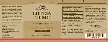 Solgar Lutein 40 mg - supplement