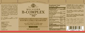 Solgar Megasorb B-Complex 