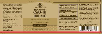 Solgar Megasorb CoQ-10 100 mg - supplement