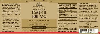 Solgar Megasorb CoQ-10 100 mg - supplement