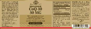 Solgar Megasorb CoQ-10 30 mg - supplement