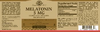 Solgar Melatonin 5 mg - supplement