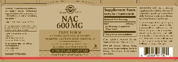 Solgar NAC 600 mg - supplement