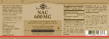 Solgar NAC 600 mg - supplement