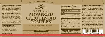 Solgar Natural Advanced Carotenoid Complex - supplement