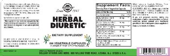 Solgar Natural Herbal Diuretic - supplement