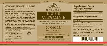 Solgar Natural Liquid Vitamin E - supplement